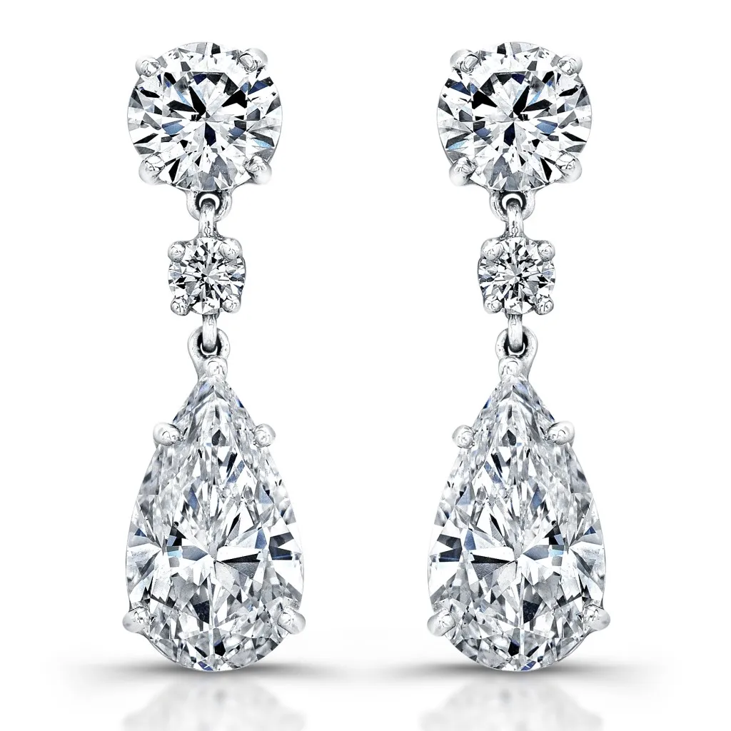 Diamond Drop Earrings