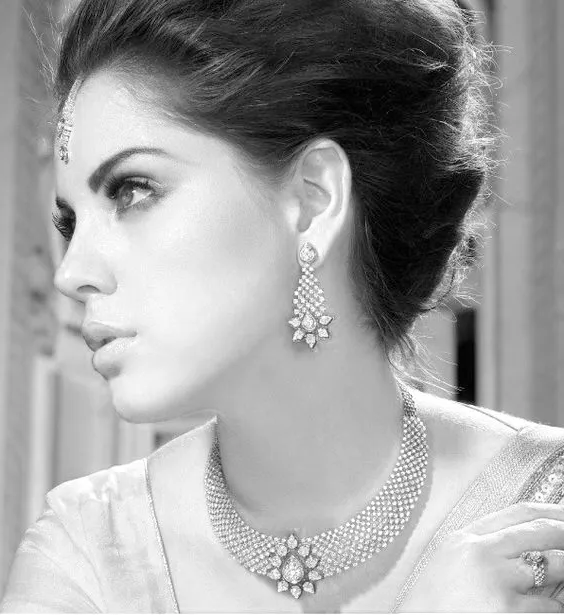 Diamond Drop Earrings